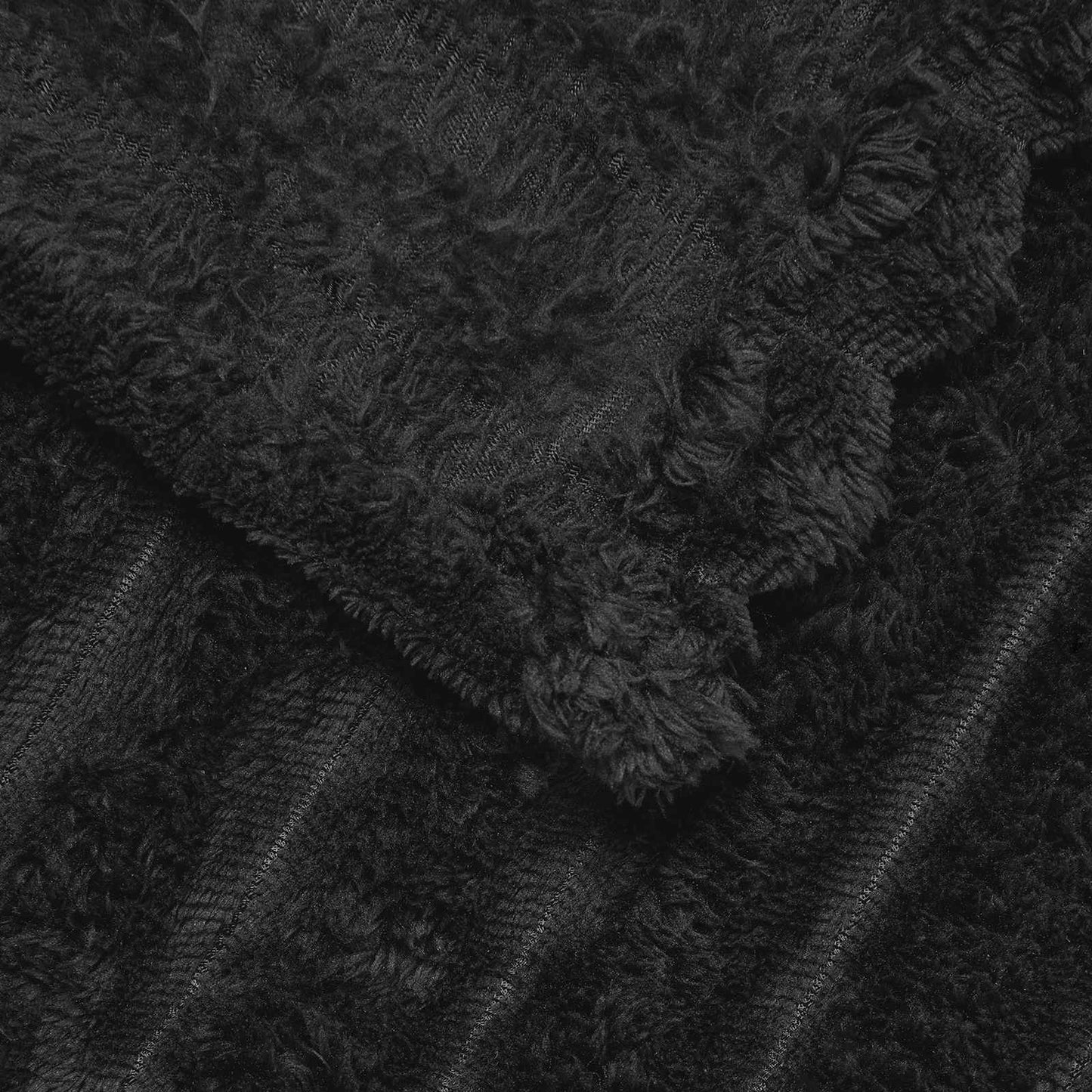 Throw Blankets 6 pcs Black 150 x 130 cm Fleece