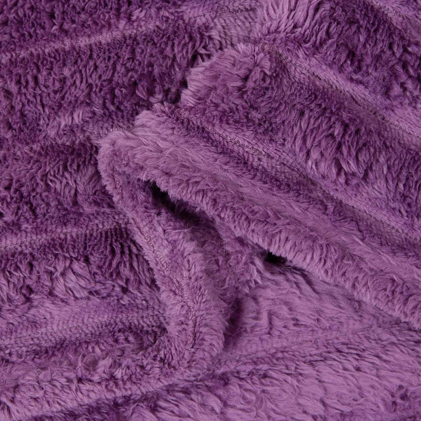 Throw Blankets 6 pcs Purple 270 x 240 cm Fleece