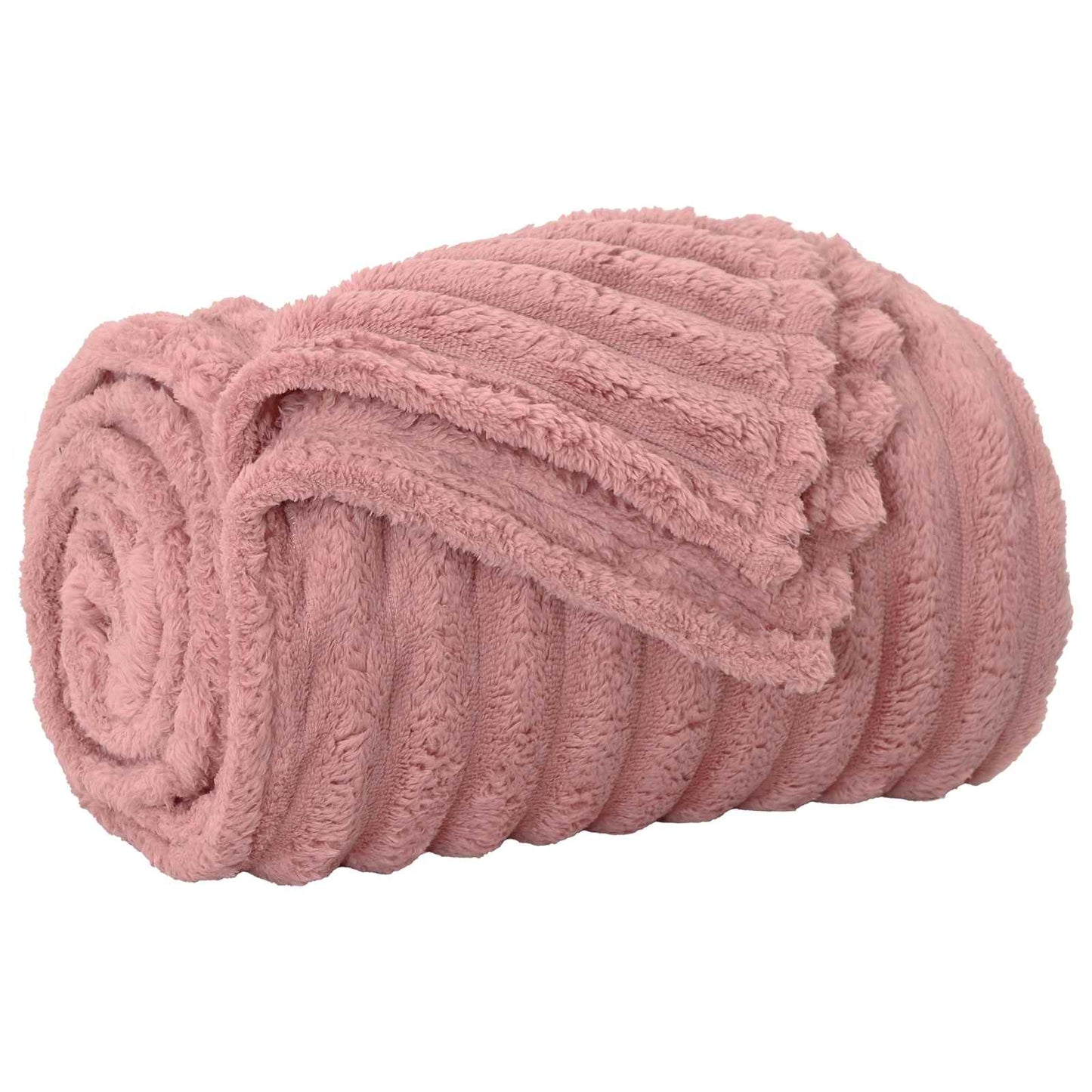 Throw Blankets 6 pcs Pink 150 x 130 cm Fleece