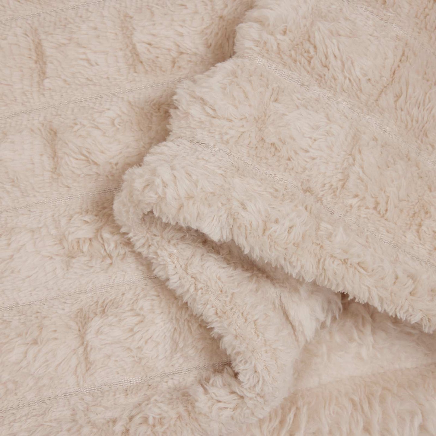 Throw Blankets 6 pcs Beige 270 x 240 cm Fleece