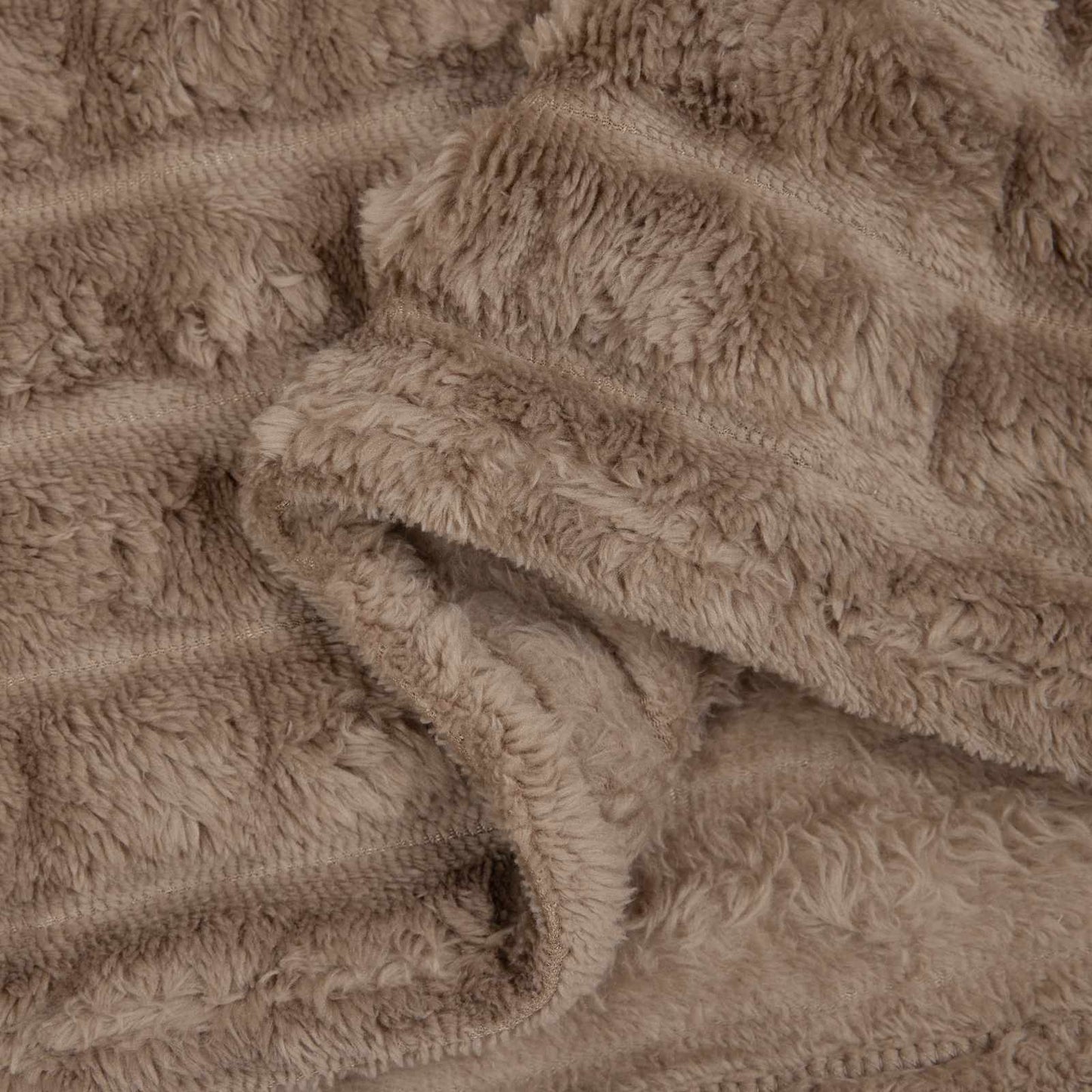 Throw Blankets 6 pcs Camel 240 x 220 cm Fleece