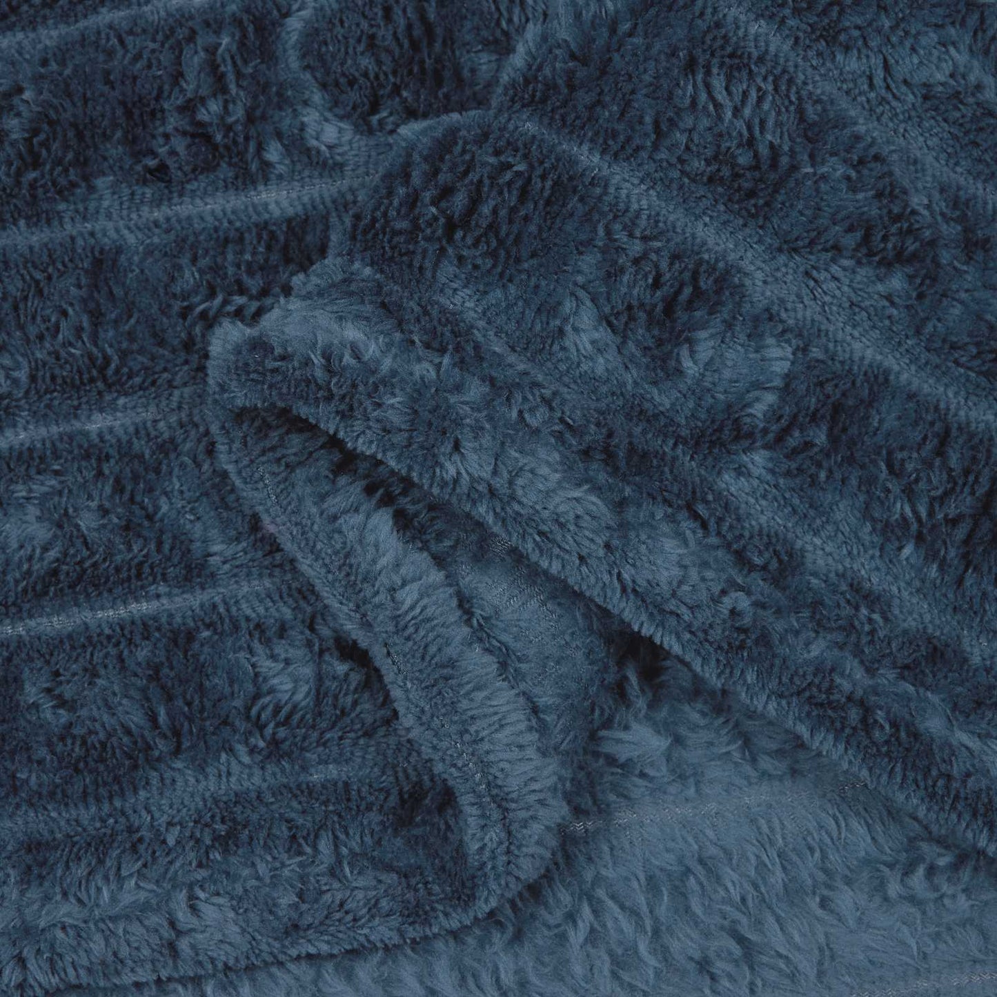 Throw Blankets 6 pcs Navy Blue 270 x 240 cm Fleece