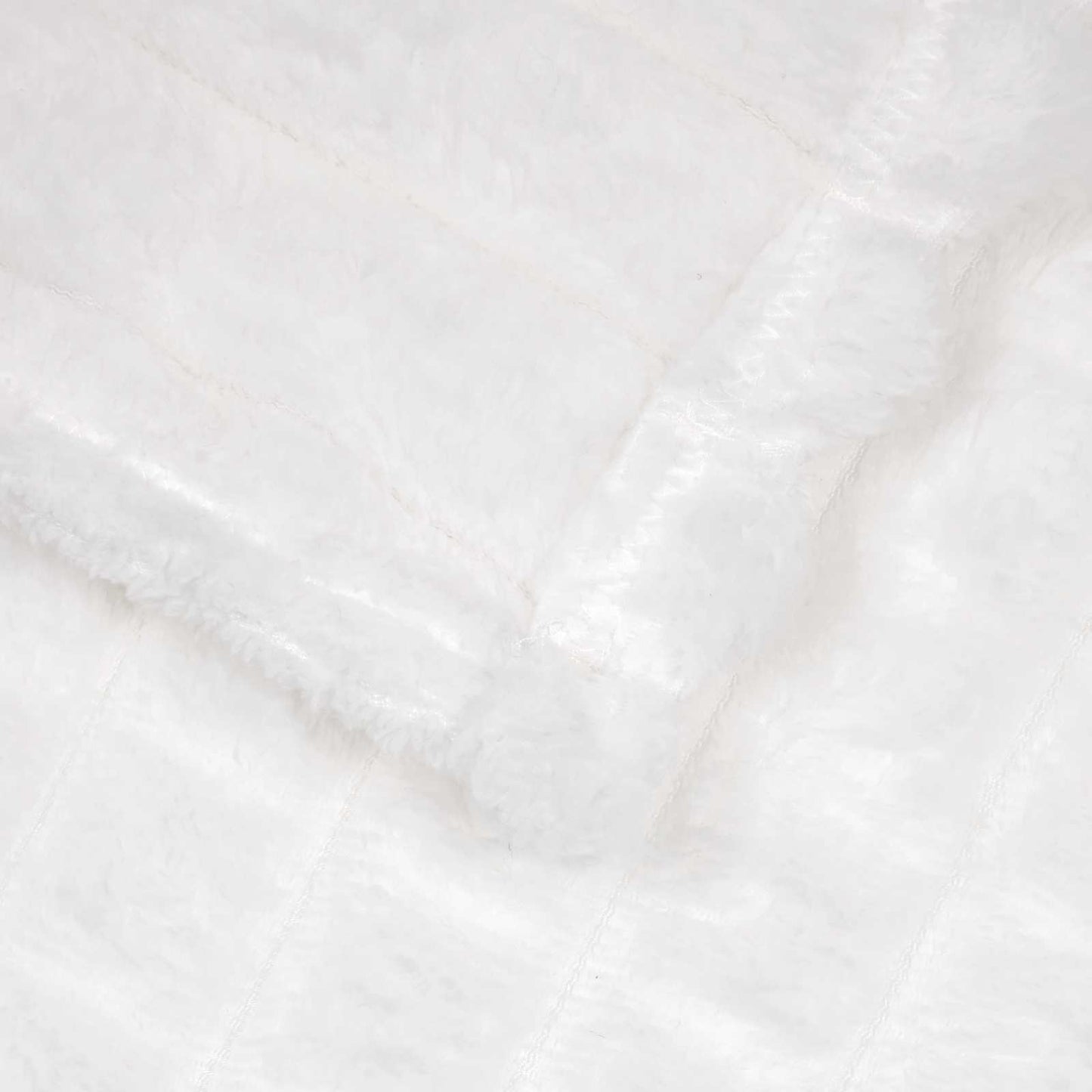 Throw Blankets 6 pcs White 270 x 240 cm Fleece