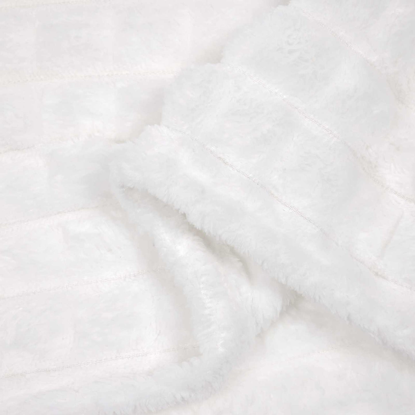 Throw Blankets 6 pcs White 270 x 240 cm Fleece