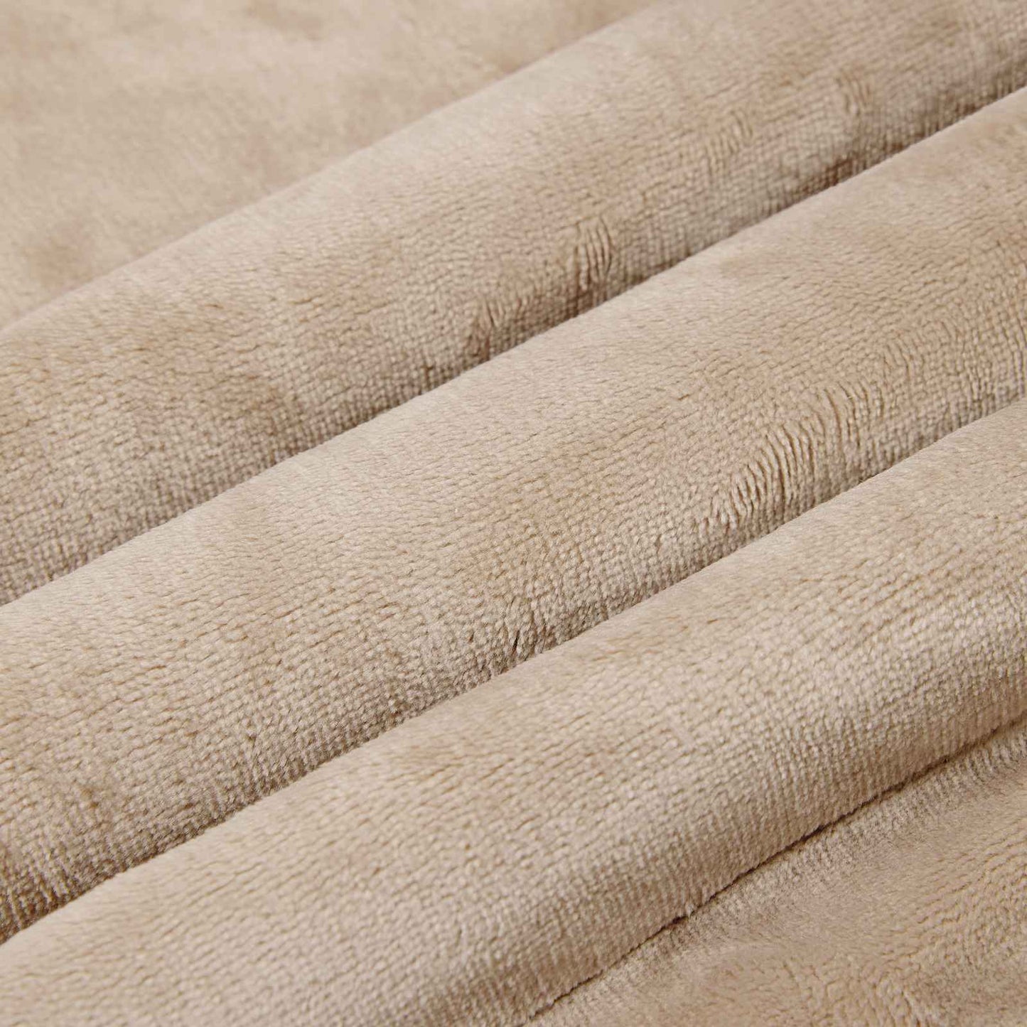 Throw Blanket Beige 150 x 200 cm Fleece