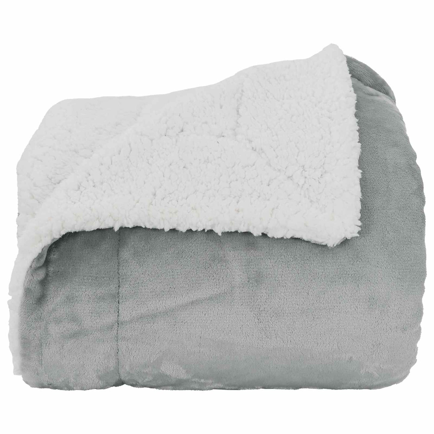 Throw Blanket Grey 150 x 200 cm Fleece