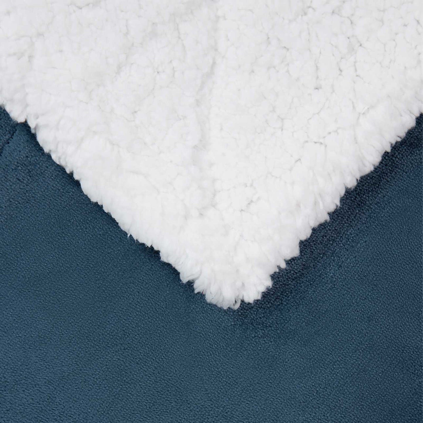 Throw Blanket Navy Blue 130 x 150 cm Fleece