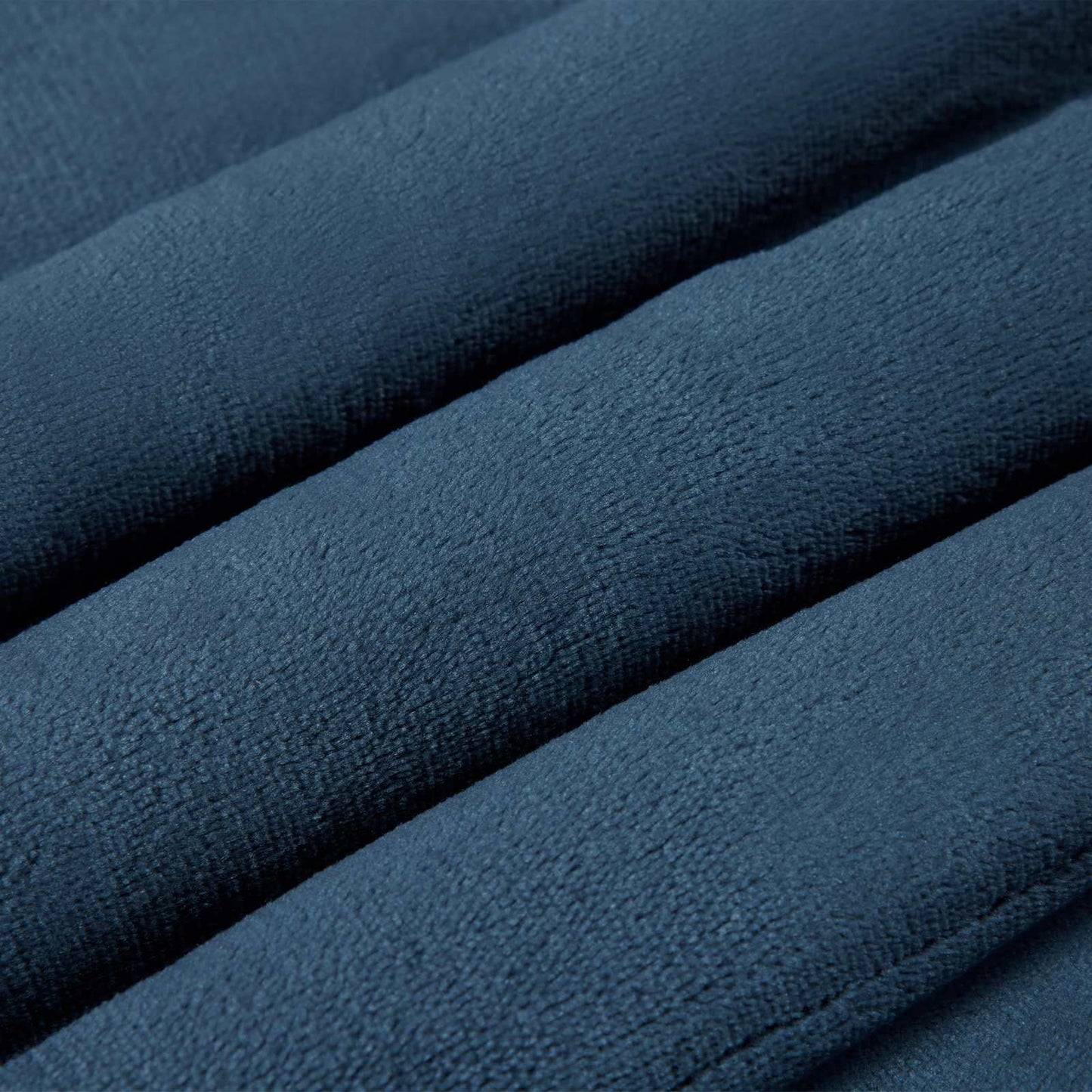 Throw Blanket Navy Blue 220 x 240 cm Fleece