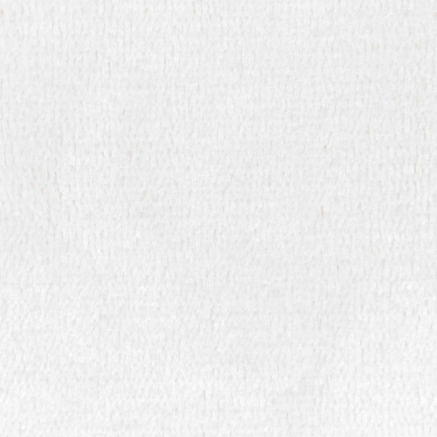 Throw Blanket White 150 x 200 cm Fleece