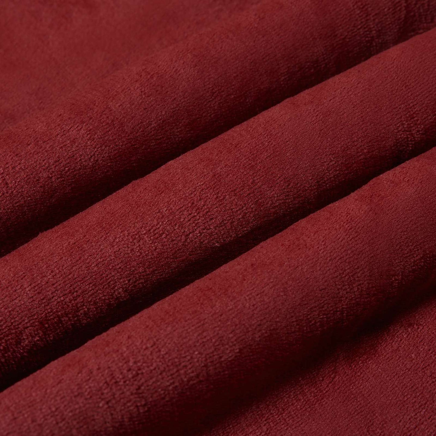 Throw Blanket Bordeaux Red 130 x 150 cm Fleece