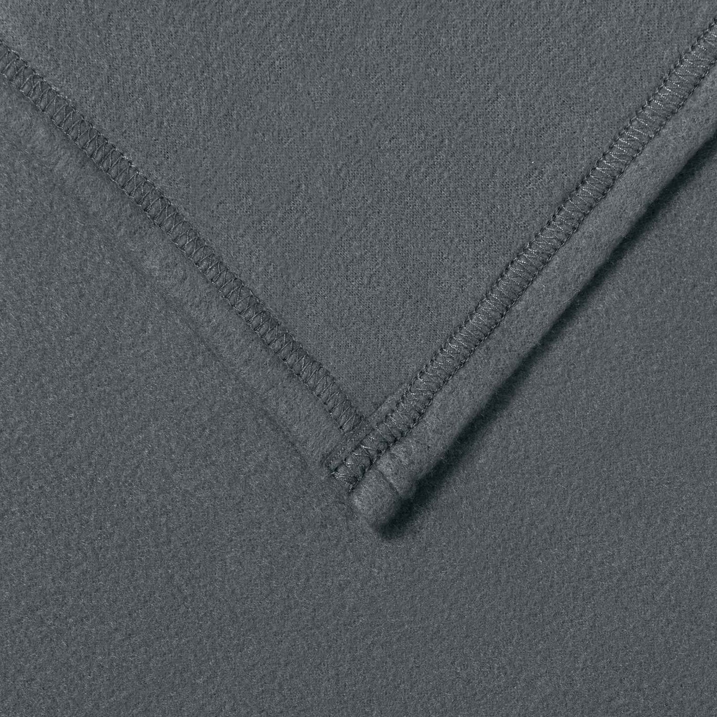 Throw Blanket Dark Grey 170 x 130 cm Fleece