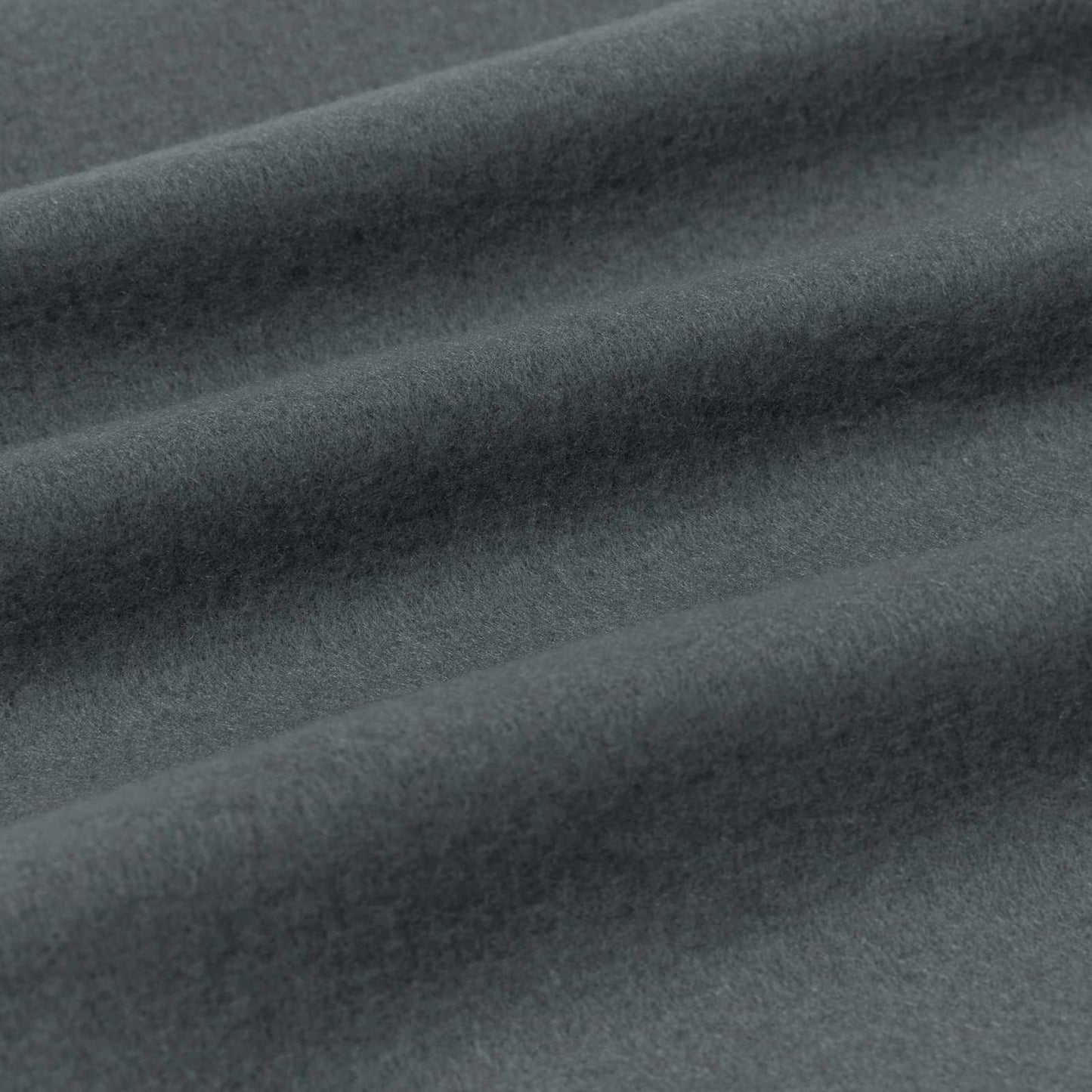 Throw Blanket Dark Grey 170 x 130 cm Fleece