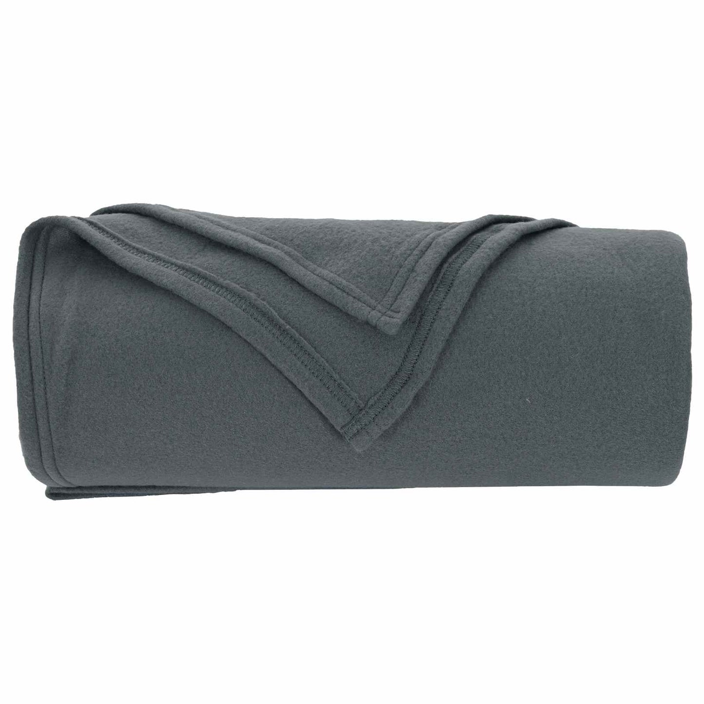 Throw Blanket Dark Grey 270 x 240 cm Fleece
