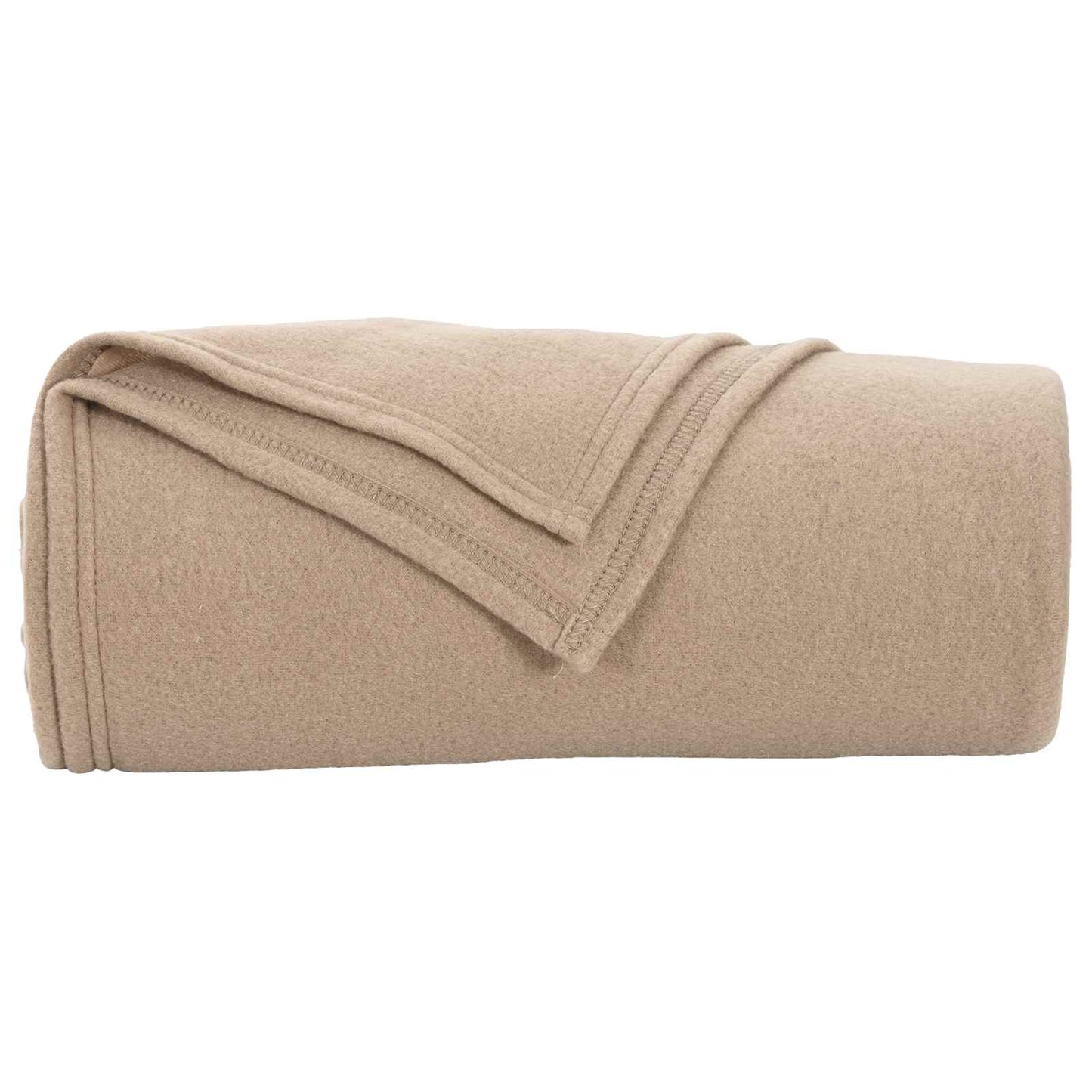 Throw Blankets 6 pcs Camel 270 x 240 cm Fleece