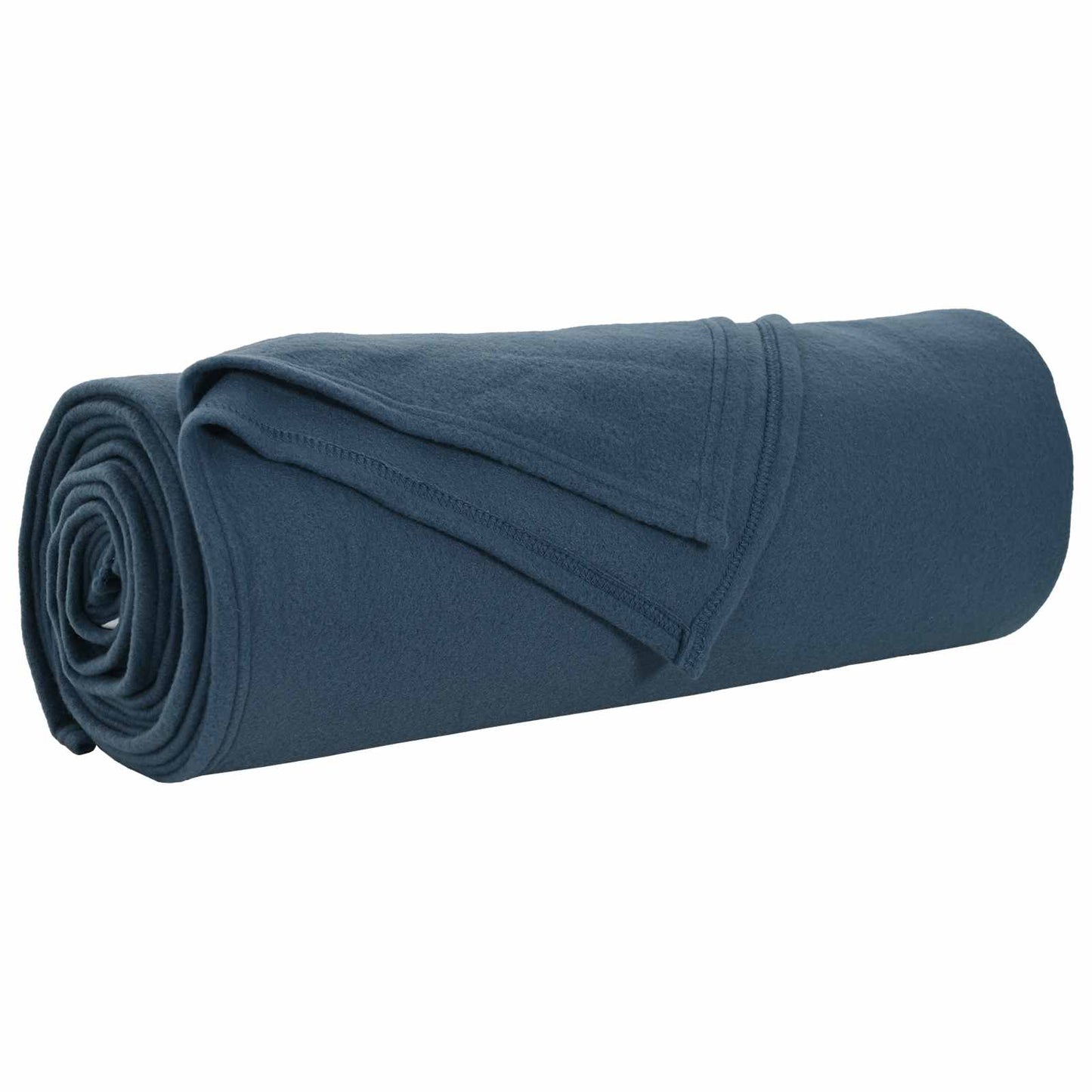 Throw Blanket Navy Blue 210 x 140 cm Fleece