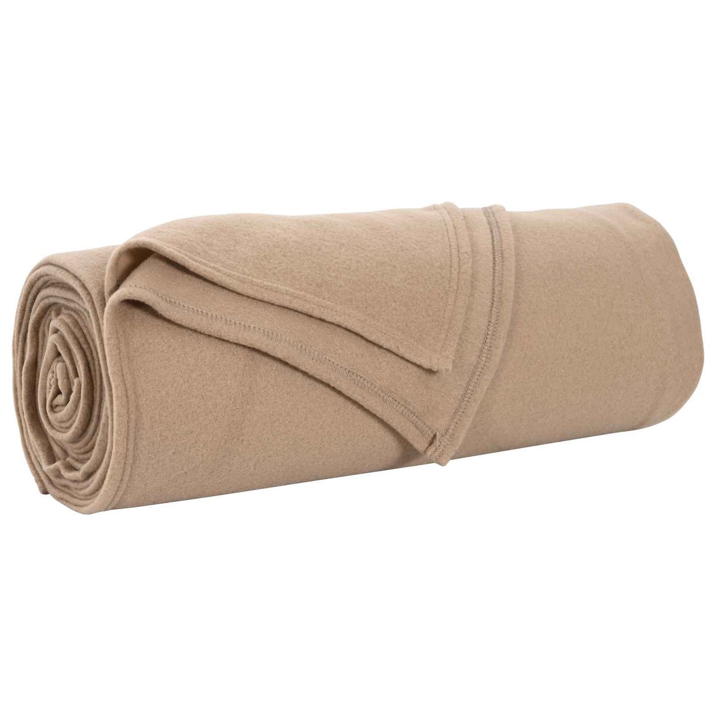 Throw Blankets 6 pcs Camel 280 x 210 cm Fleece