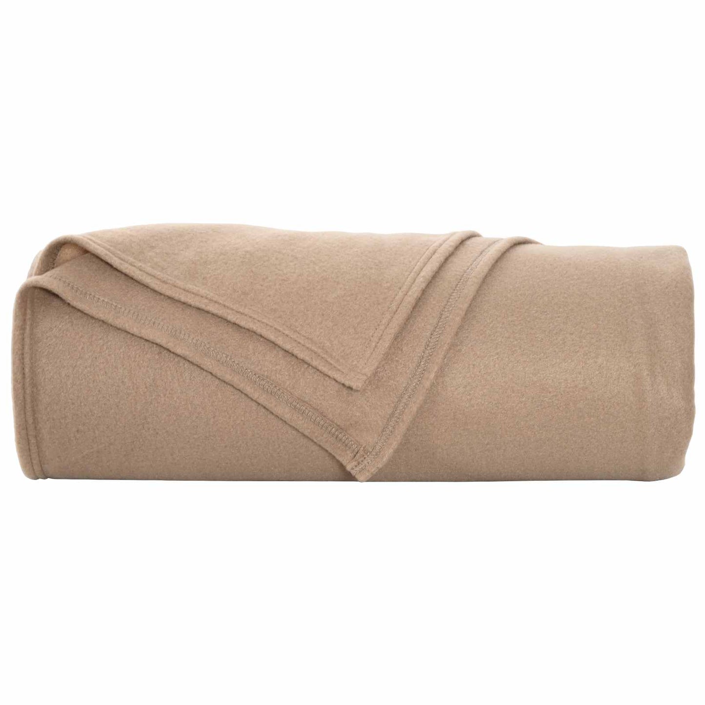 Throw Blankets 6 pcs Camel 350 x 270 cm Fleece