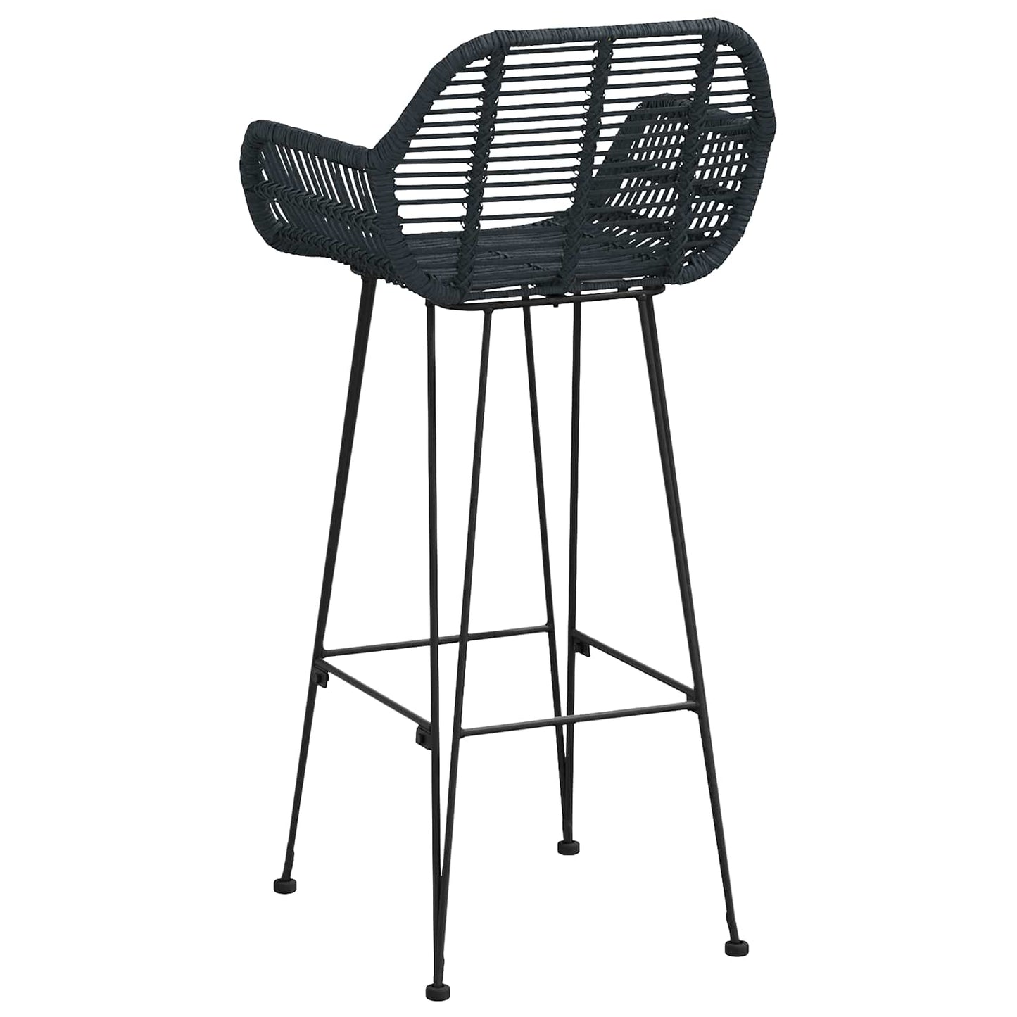 Bar Chair 2 pcs 55 x 52 x 105 cm Rattan and Iron