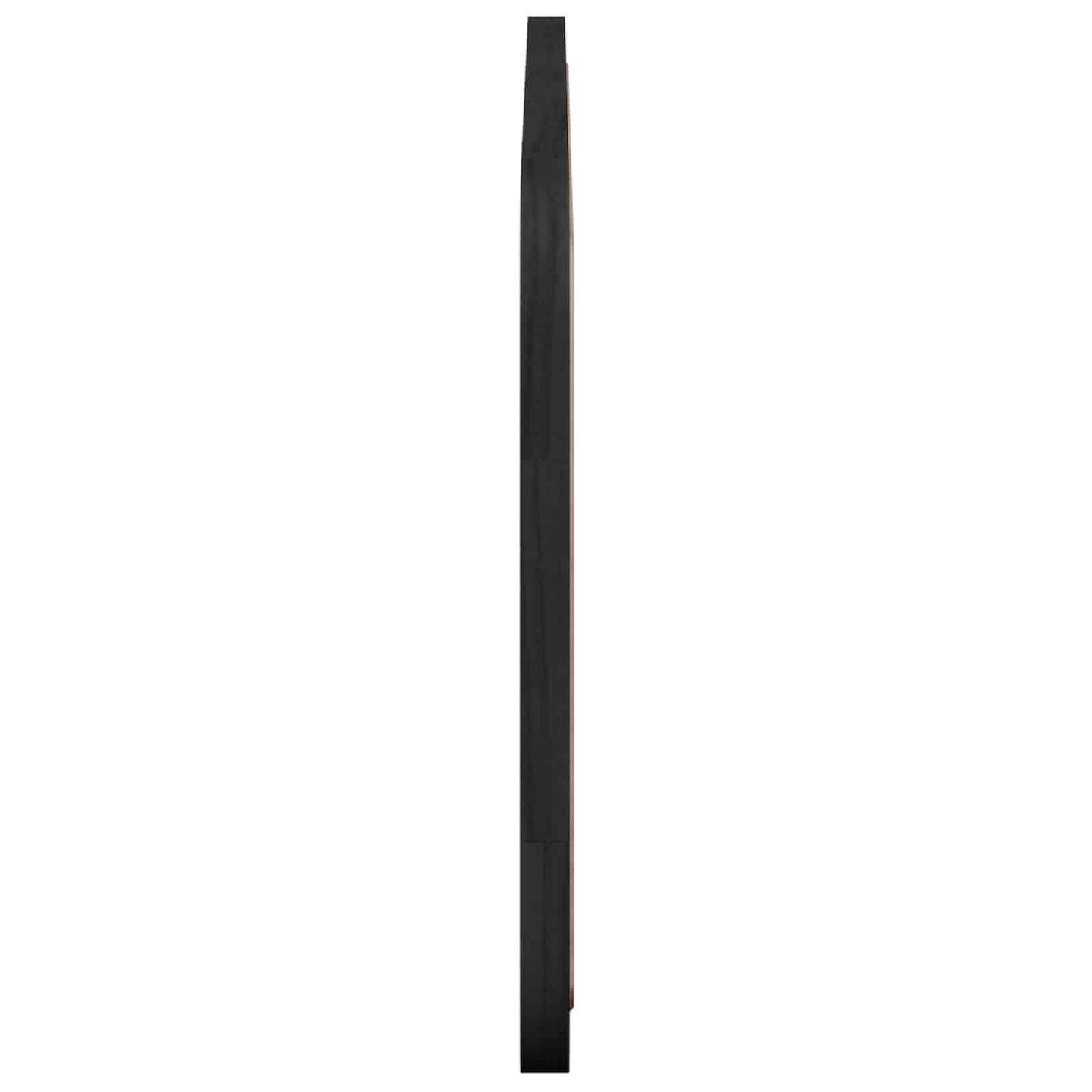 Headboard with Headboard Black 120 x 55 x 3 cm Rattan