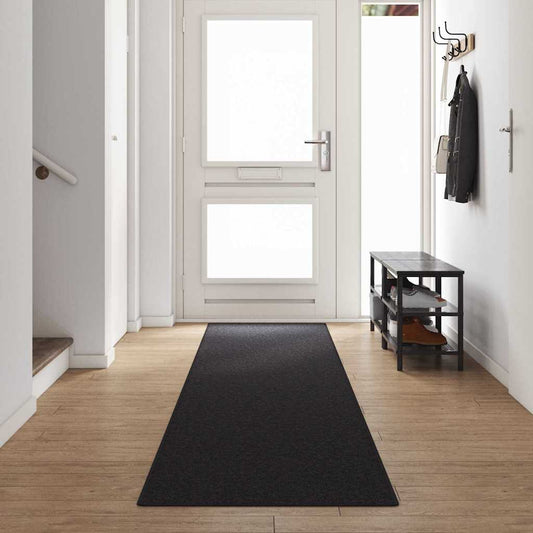 Carpet Runner Anthracite 80 x 500 cm 100% Polypropylene