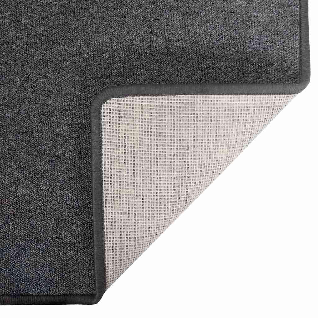 Carpet Runner Dark Grey 100 x 150 cm 100% Polypropylene