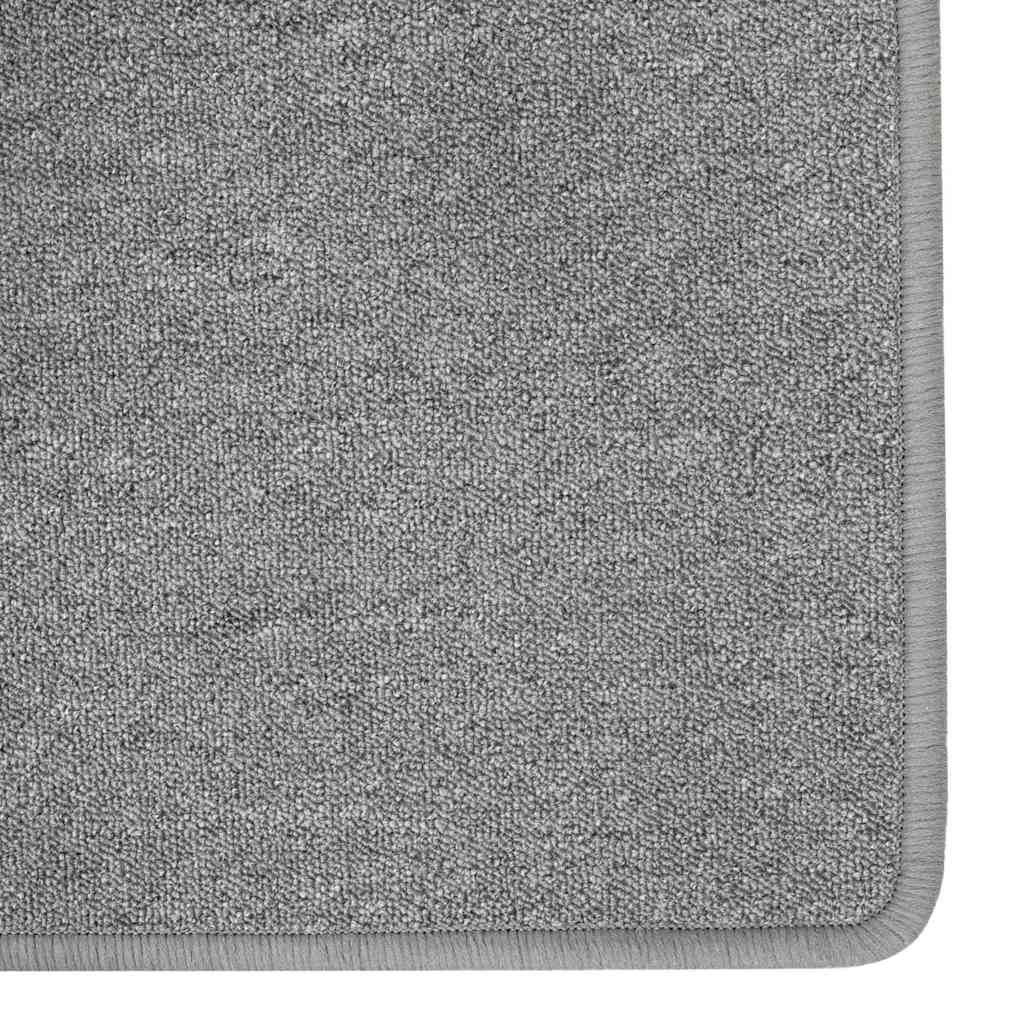 Carpet Runner Light Grey 100 x 150 cm 100% Polypropylene