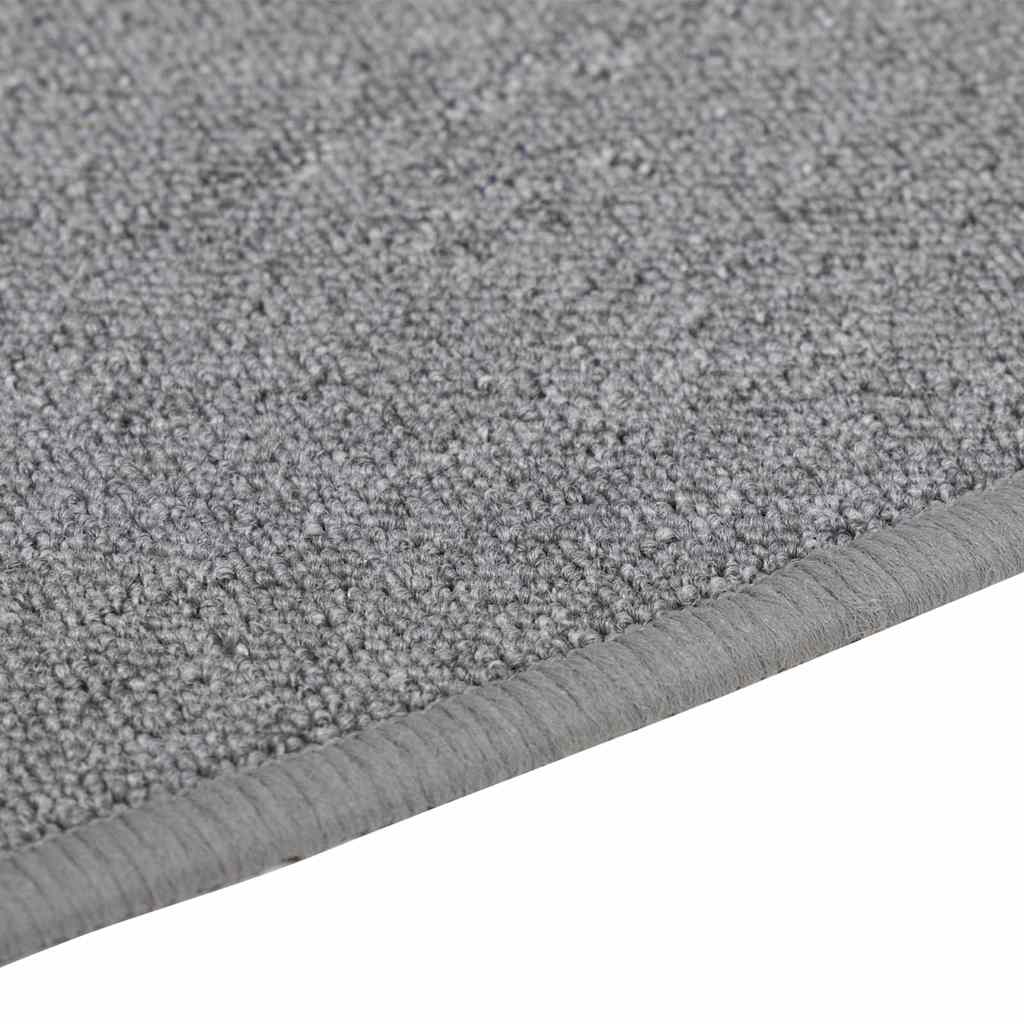 Carpet Runner Light Grey 100 x 150 cm 100% Polypropylene
