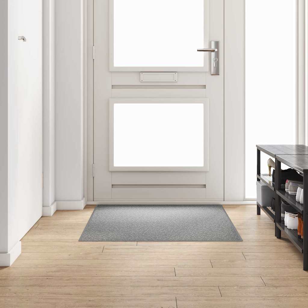 Carpet Runner Light Grey 100 x 150 cm 100% Polypropylene
