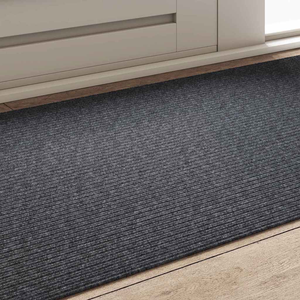 Carpet Runner Grey 80 x 150 cm Fabric