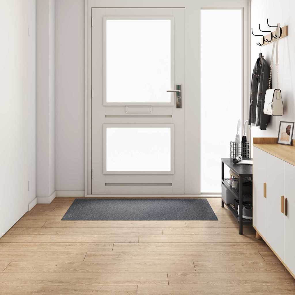 Carpet Runner Grey 80 x 150 cm Fabric