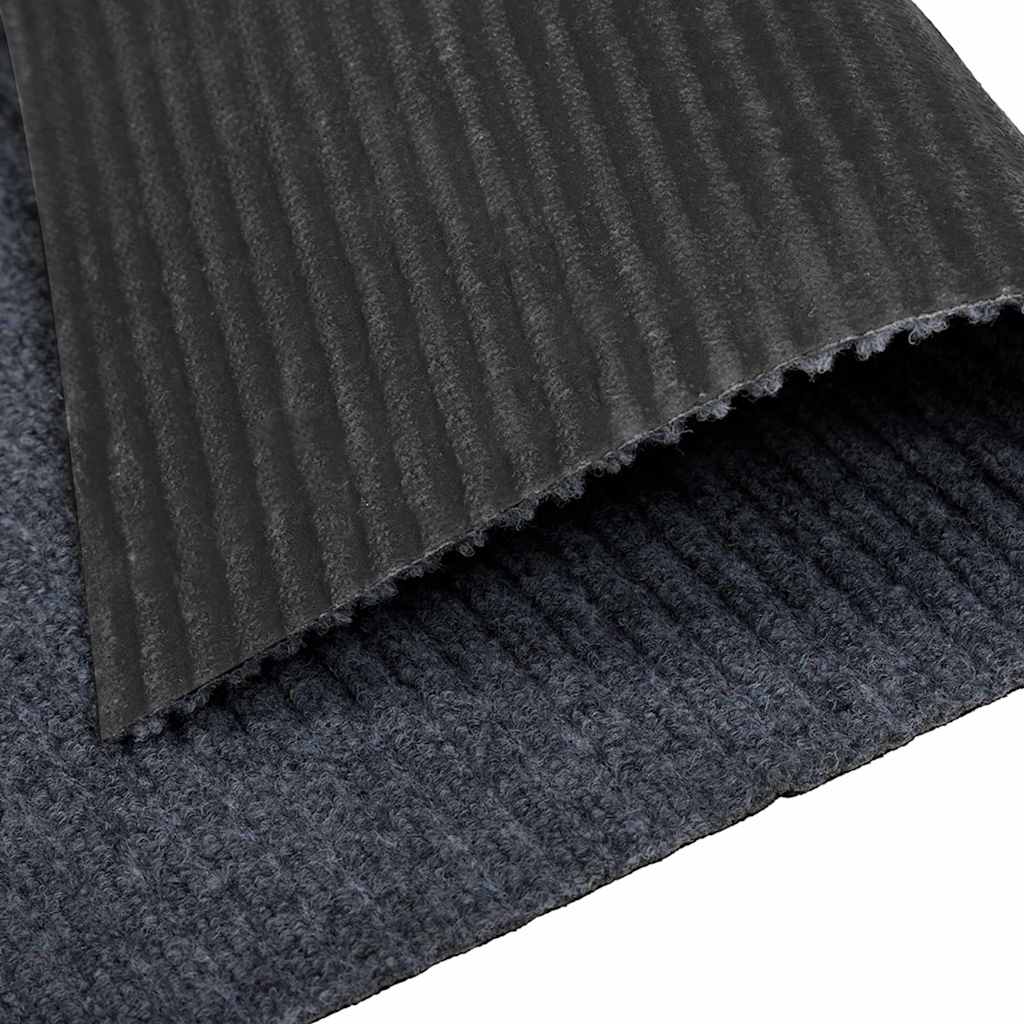 Carpet Runner Grey 80 x 500 cm Fabric