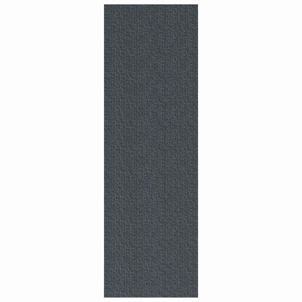 Carpet Runner Grey 80 x 500 cm Fabric