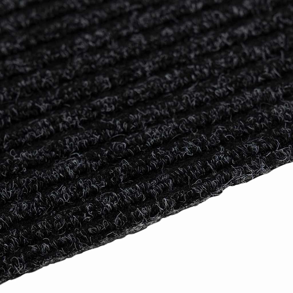 Carpet Runner Anthracite 80 x 200 cm Fabric