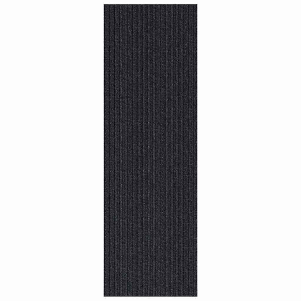 Carpet Runner Anthracite 80 x 200 cm Fabric