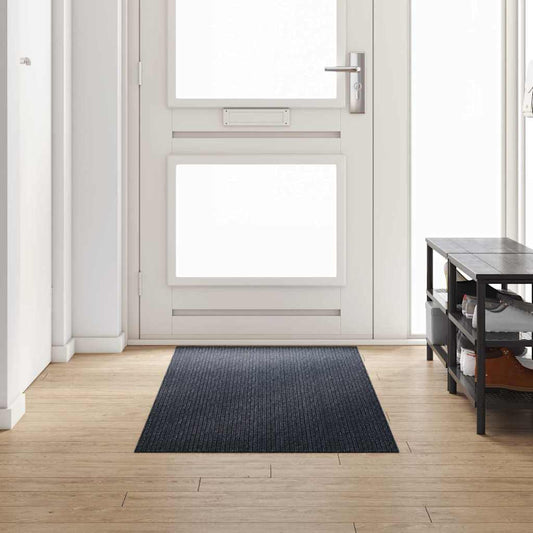 Carpet Runner Anthracite 80 x 250 cm Fabric