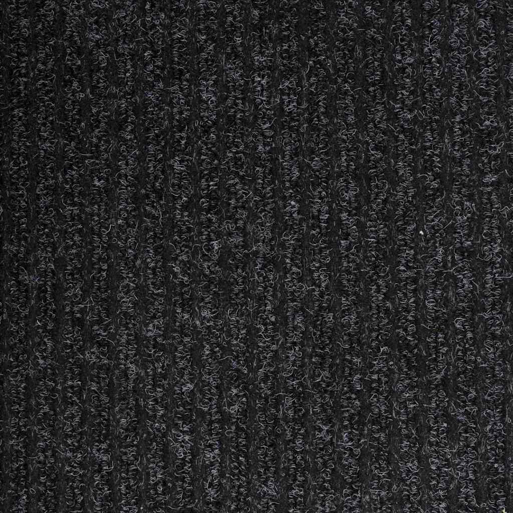 Carpet Runner Anthracite 80 x 250 cm Fabric