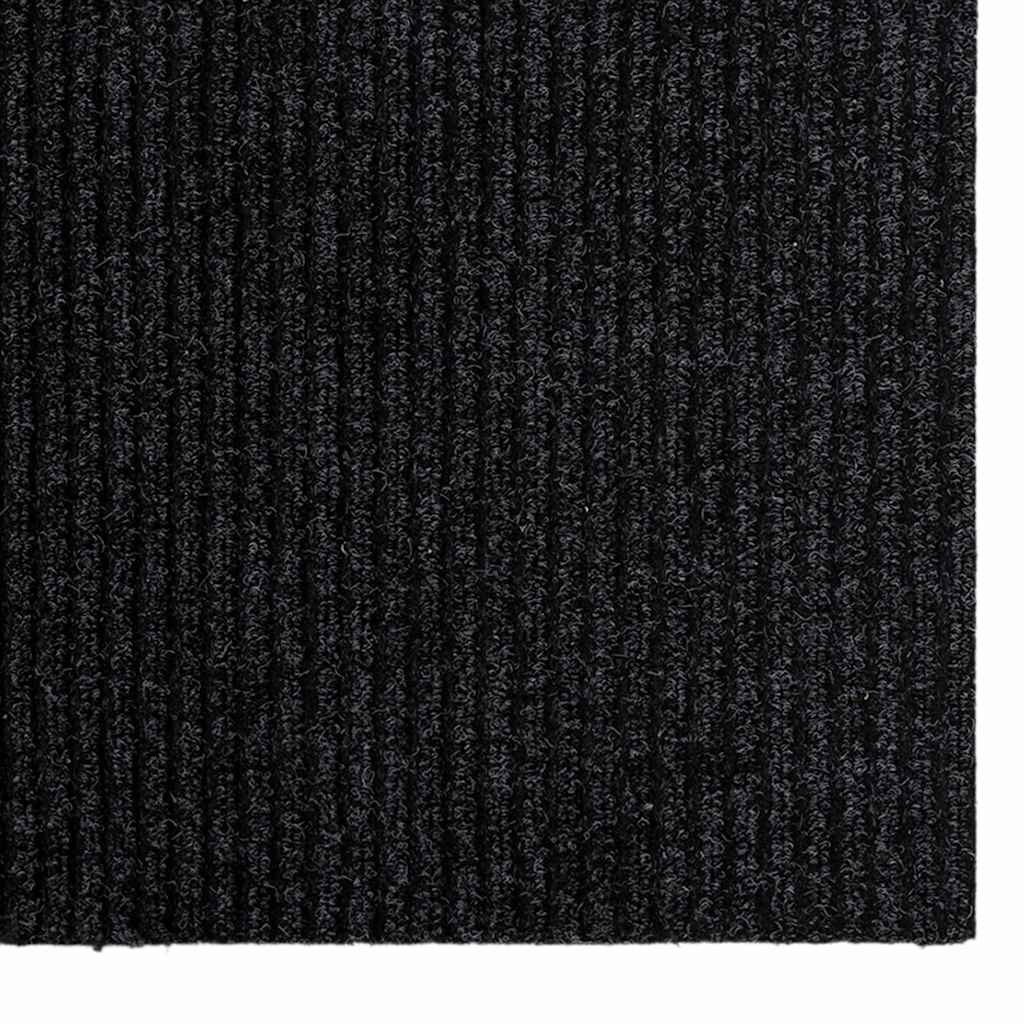 Carpet Runner Anthracite 80 x 500 cm Fabric