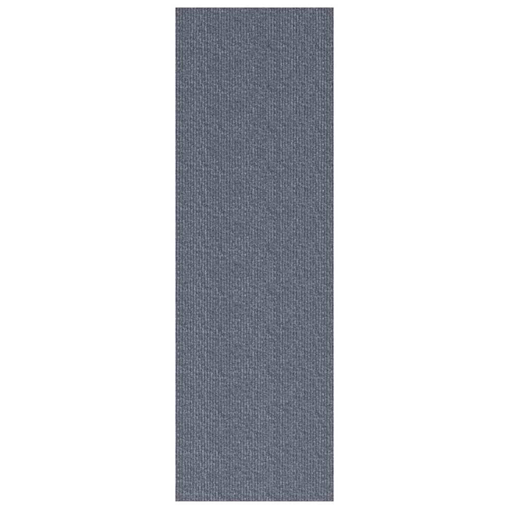 Carpet Runner Light Grey 80 x 400 cm Fabric