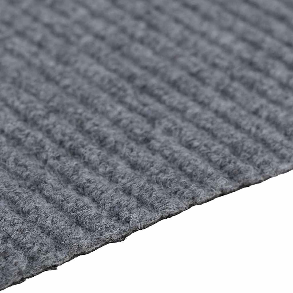 Carpet Runner Light Grey 80 x 500 cm Fabric