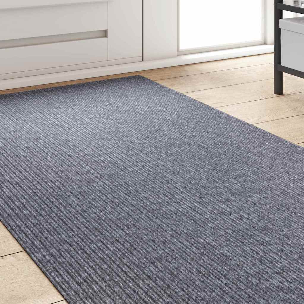 Carpet Runner Light Grey 80 x 500 cm Fabric