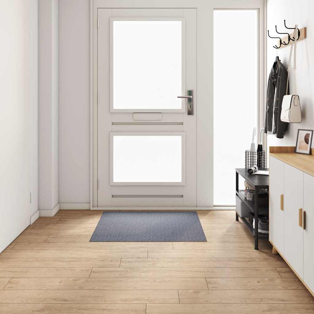 Carpet Runner Light Grey 100 x 100 cm Fabric