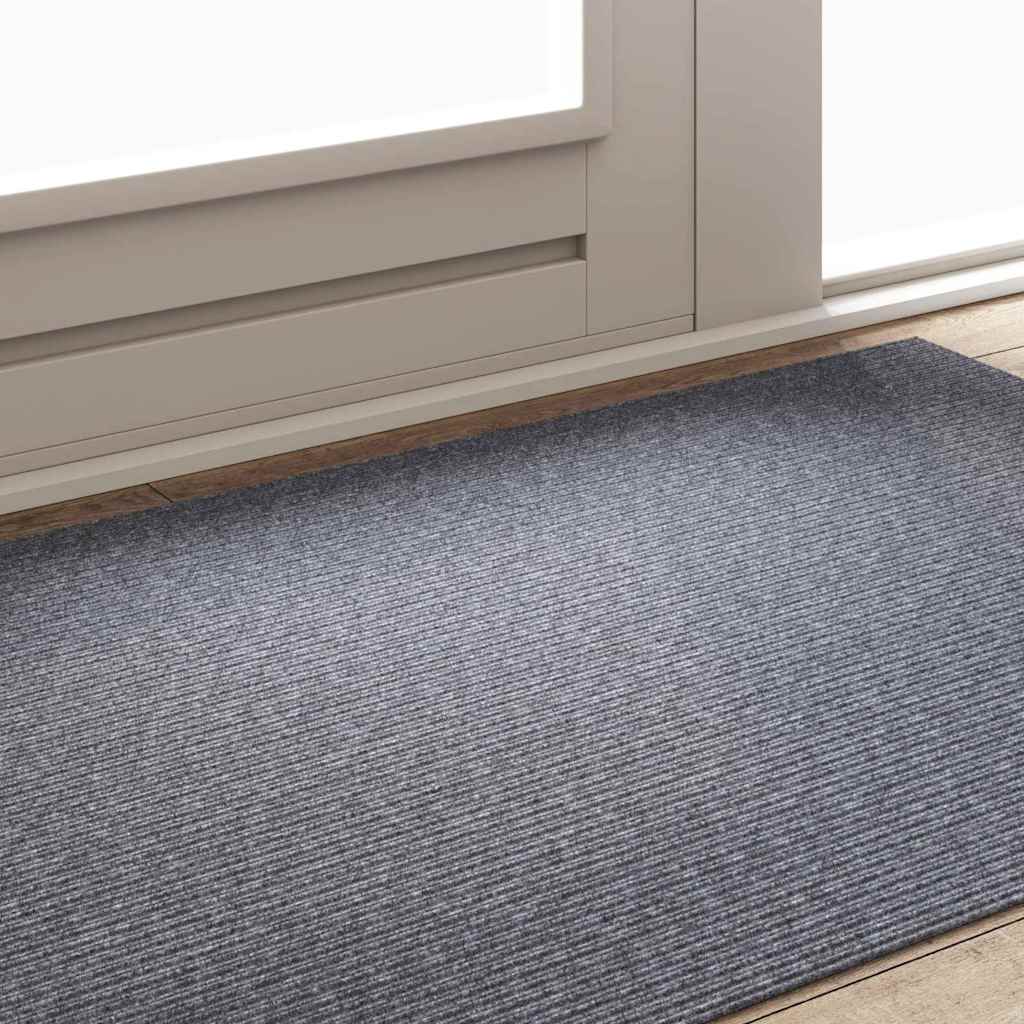 Carpet Runner Light Grey 100 x 150 cm Fabric