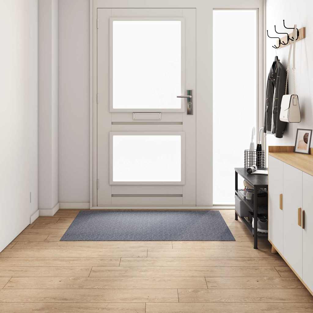 Carpet Runner Light Grey 100 x 150 cm Fabric