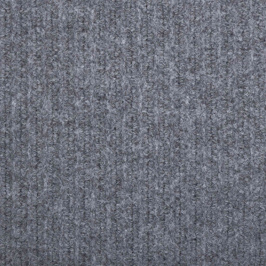 Carpet Runner Light Grey 100 x 150 cm Fabric
