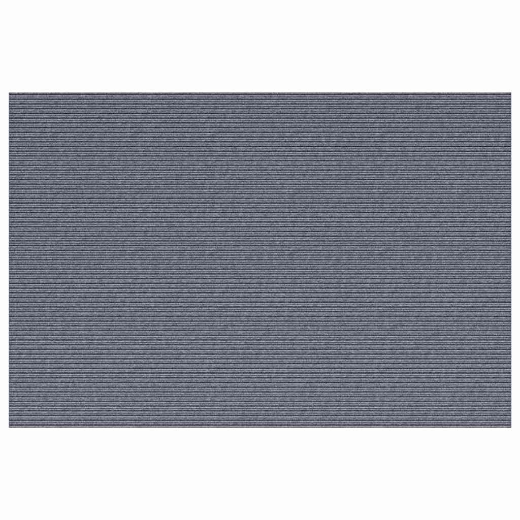 Carpet Runner Light Grey 100 x 150 cm Fabric
