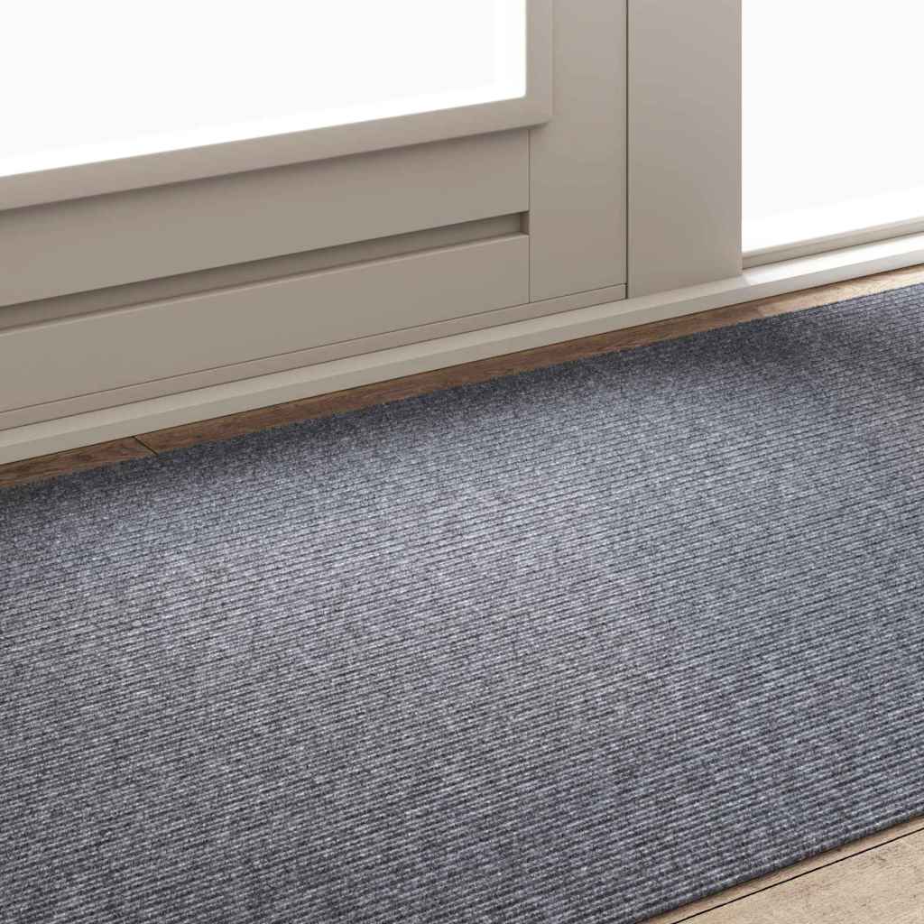 Carpet Runner Light Grey 100 x 200 cm Fabric