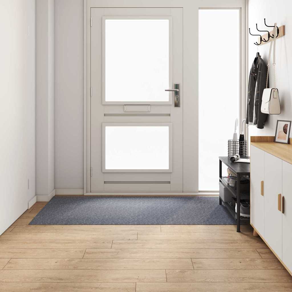 Carpet Runner Light Grey 100 x 200 cm Fabric
