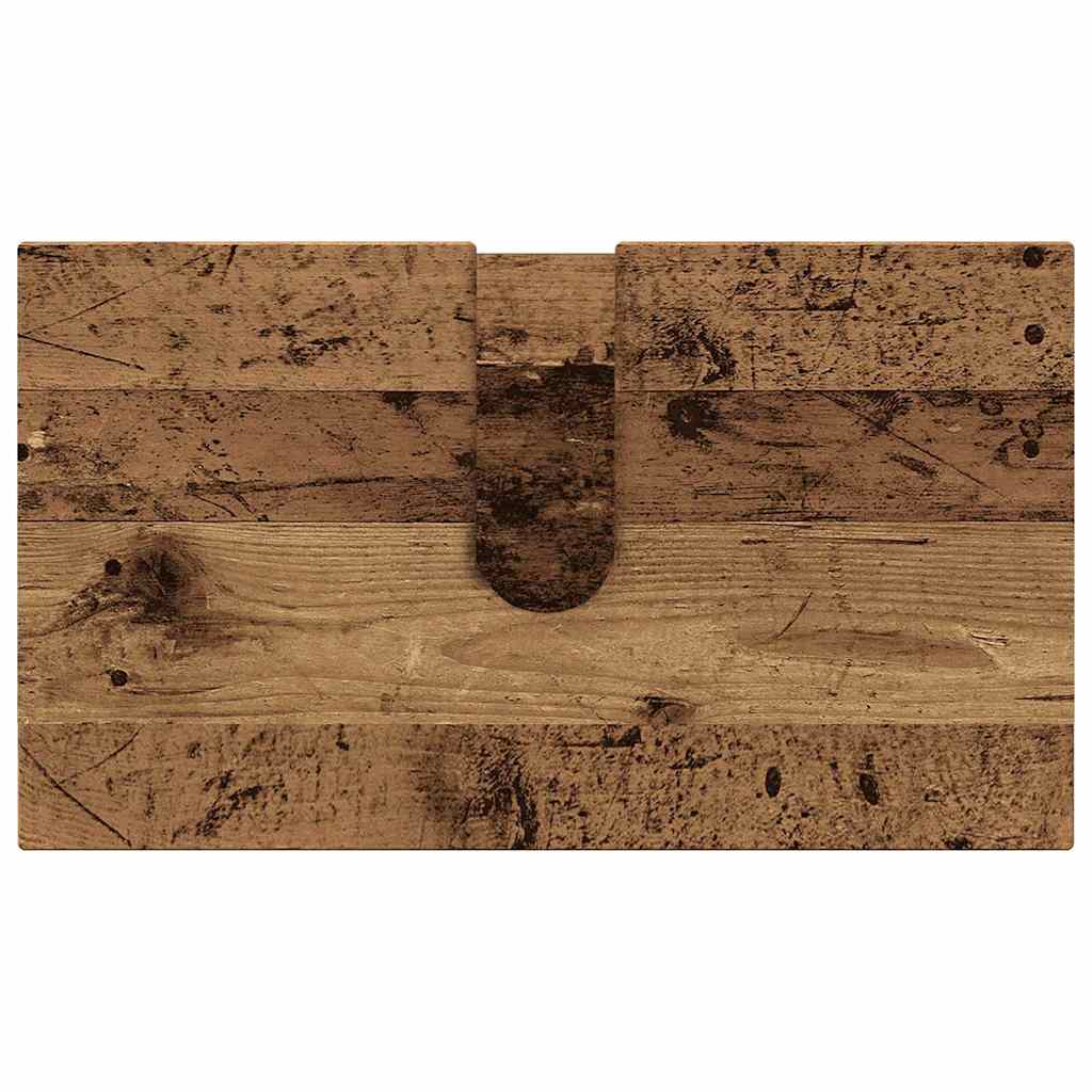 Bathroom Furniture Set 2 pcs Old Wood 61 x 35 x 64 cm