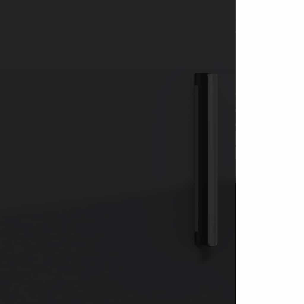 Bathroom Furniture Set 3 pcs Black 61 x 35 x 64 cm