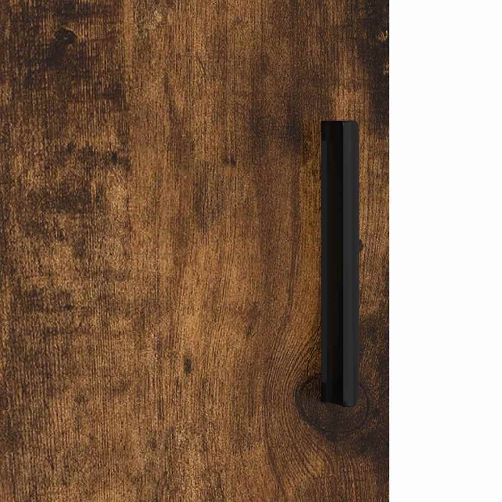 Bathroom Furniture Set 3 pcs Smoked Oak 61 x 35 x 64 cm